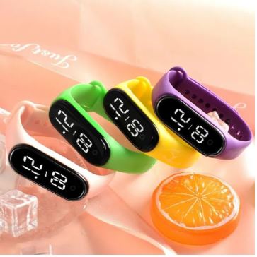 M4 touch Waterproof Sport Led Digital Watch For :Kids / Girls