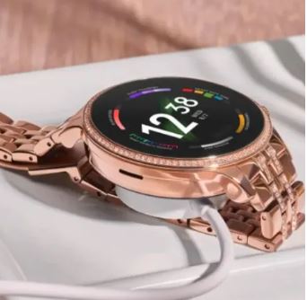 Smart Watch For Girls Gen9 – HD Display 1.3" Screen, Bluetooth Calling, Dual Straps (Rose Gold, Premium Design)