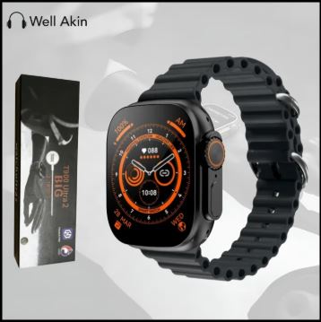 1.54″ Full Touch Fitness Tracker Smart Band – Heart Rate & BP Monitor, Waterproof, Call & Message Alerts