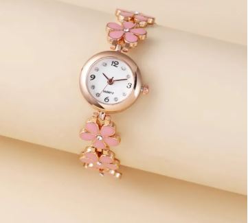 Mori Small Dial Petal Bracelet Watch Korean Version Simple and Compact All Cute Small Fresh Quartz Watch