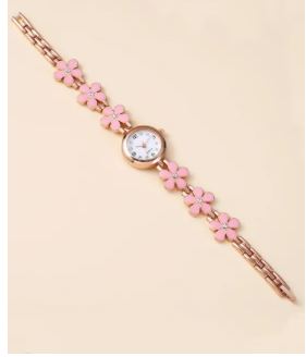 Mori Small Dial Petal Bracelet Watch Korean Version Simple and Compact All Cute Small Fresh Quartz Watch